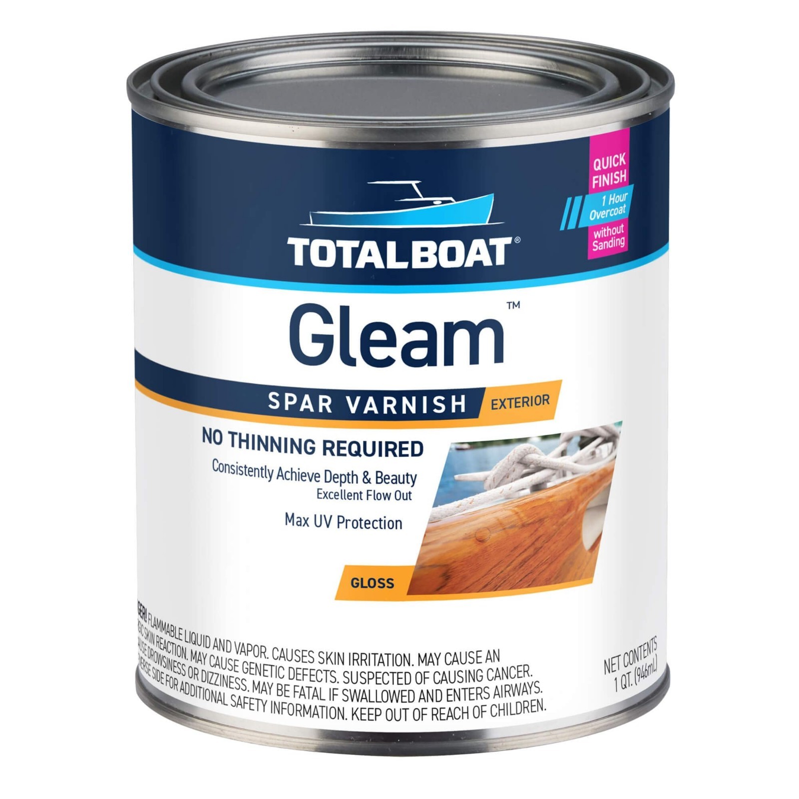 Marine Spar Varnish – Gloss & Satin Polyurethane Finish for Wood, Boats, Outdoor