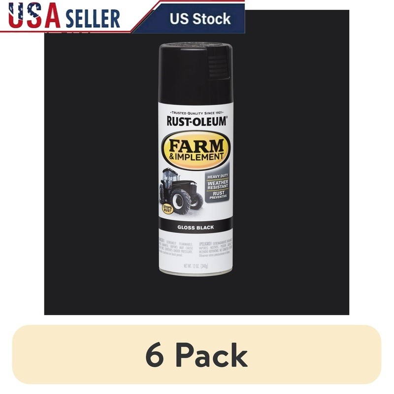 Durable Gloss Enamel Spray Paint Metal Wood Rust Prevention Farm Equipment New