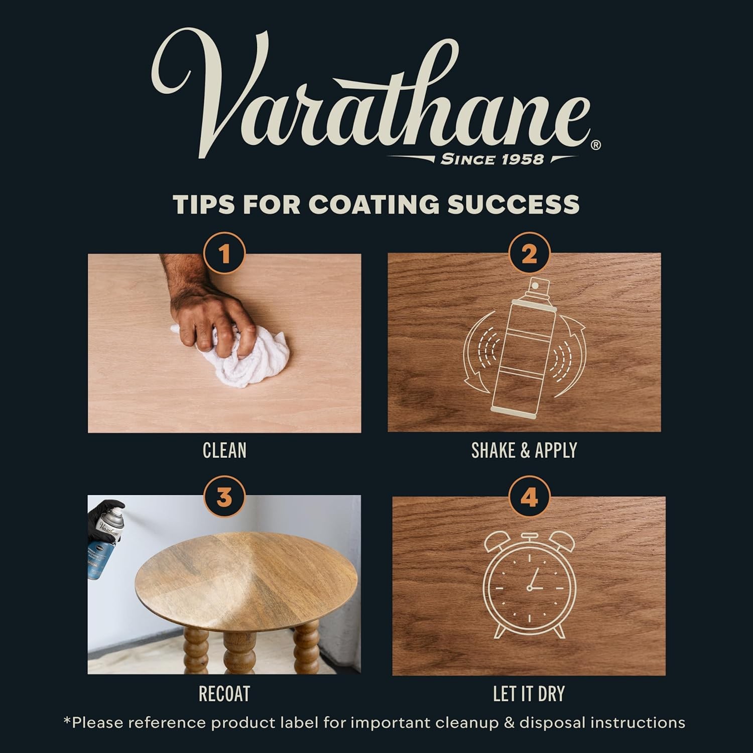11.25 oz 6 Pack Varathane Water-Based Crystal-Clear Ultimate Polyurethane Spray