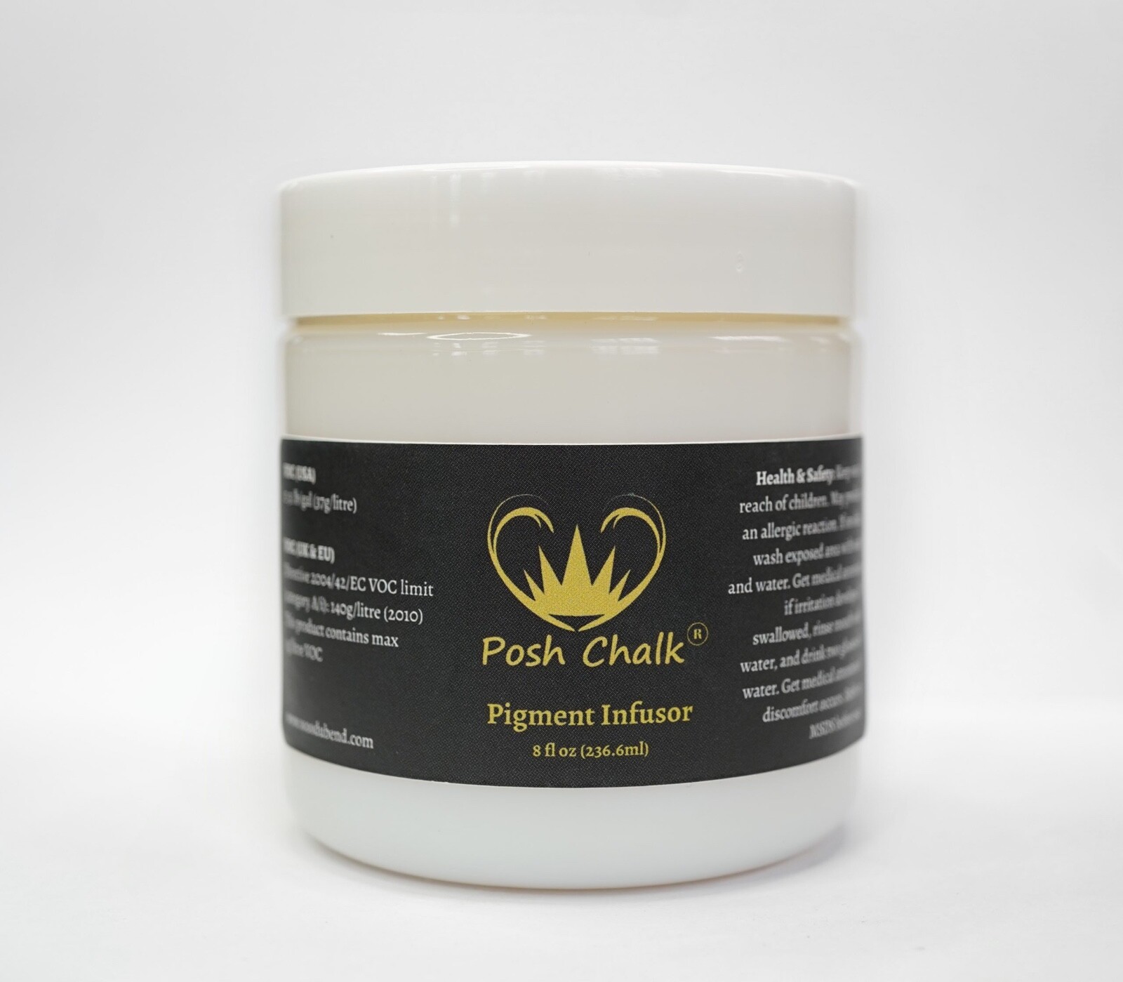 Posh Chalk Pigments Deluxe Infuser Top Coat Sealer 8 Fl oz