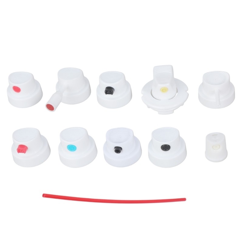 10Pcs Leak Resistant Sprayer Paint Caps Produced for Smooth Automotive Repairs