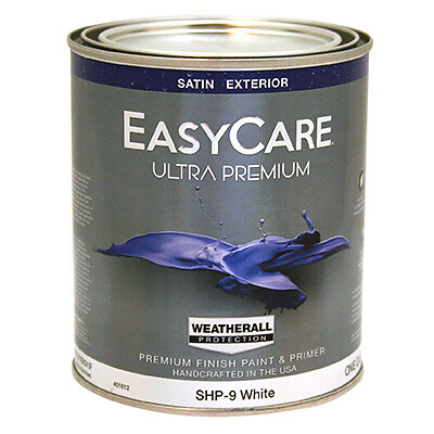 EasyCare SHP9-QT Ultra Premium WeatherAll Exterior House Paint, White Satin