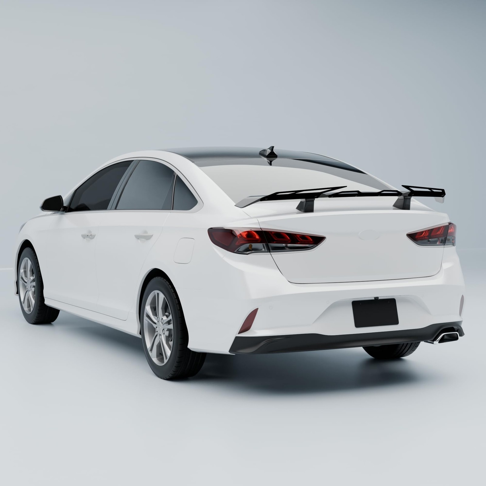 Rear Trunk Spoiler Wing Compatible with Hyundai Sonata Sedan 2011-2019 Access…