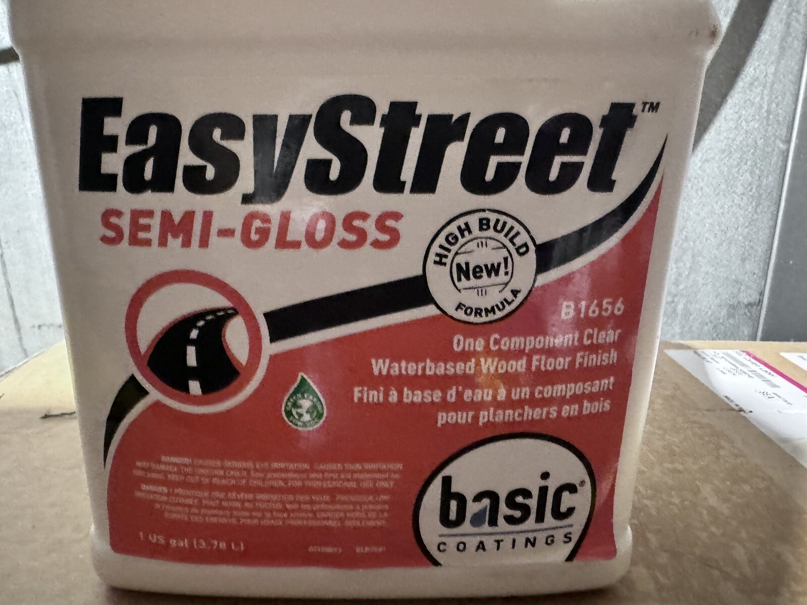 Basic Coatings EASYSTREET, 1 Component Waterbased Wood Floor Finish SEMI GLOSS