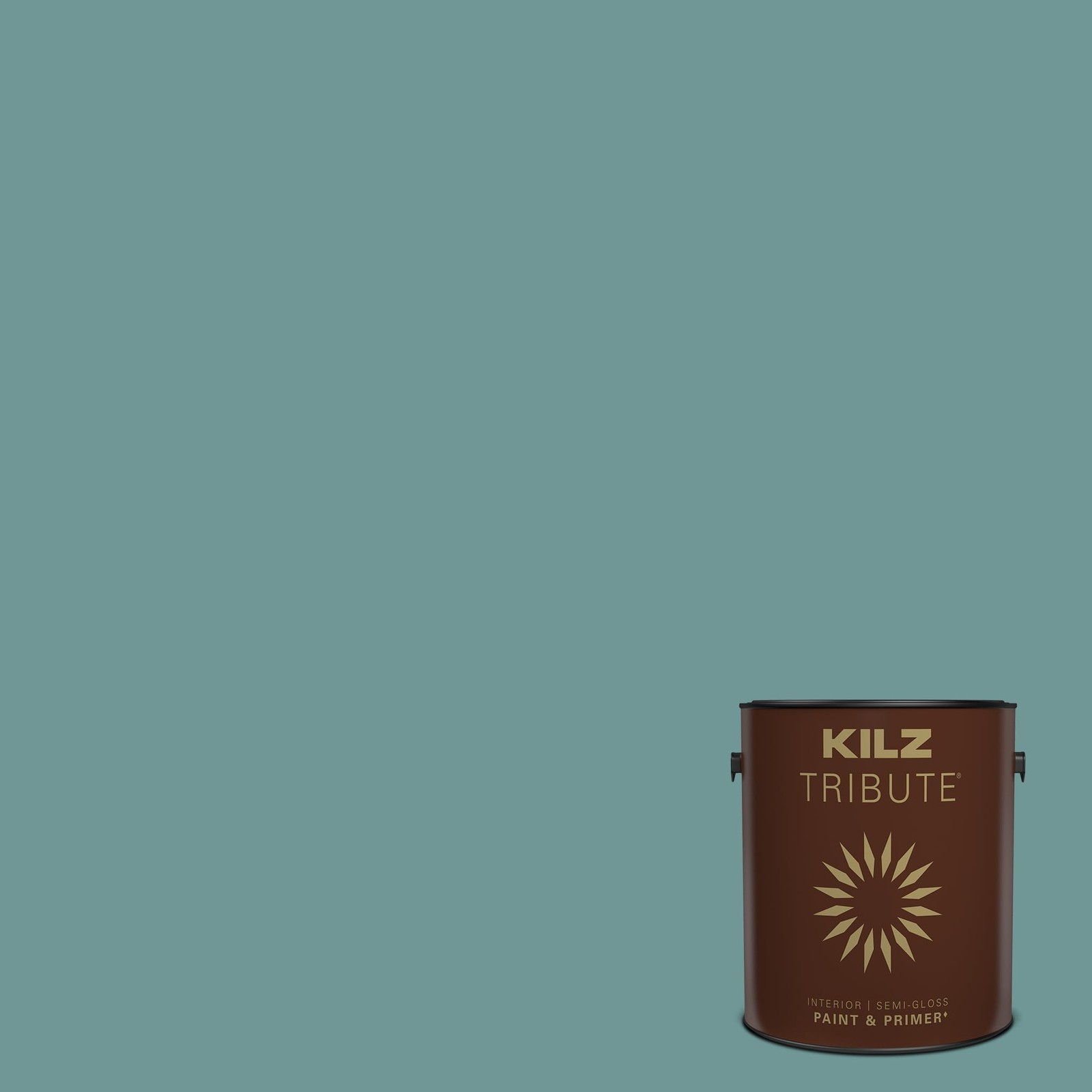 Kilz Tribute Paint Premiumr Interior Semi-Gloss Pale Emerald 1 Gallon
