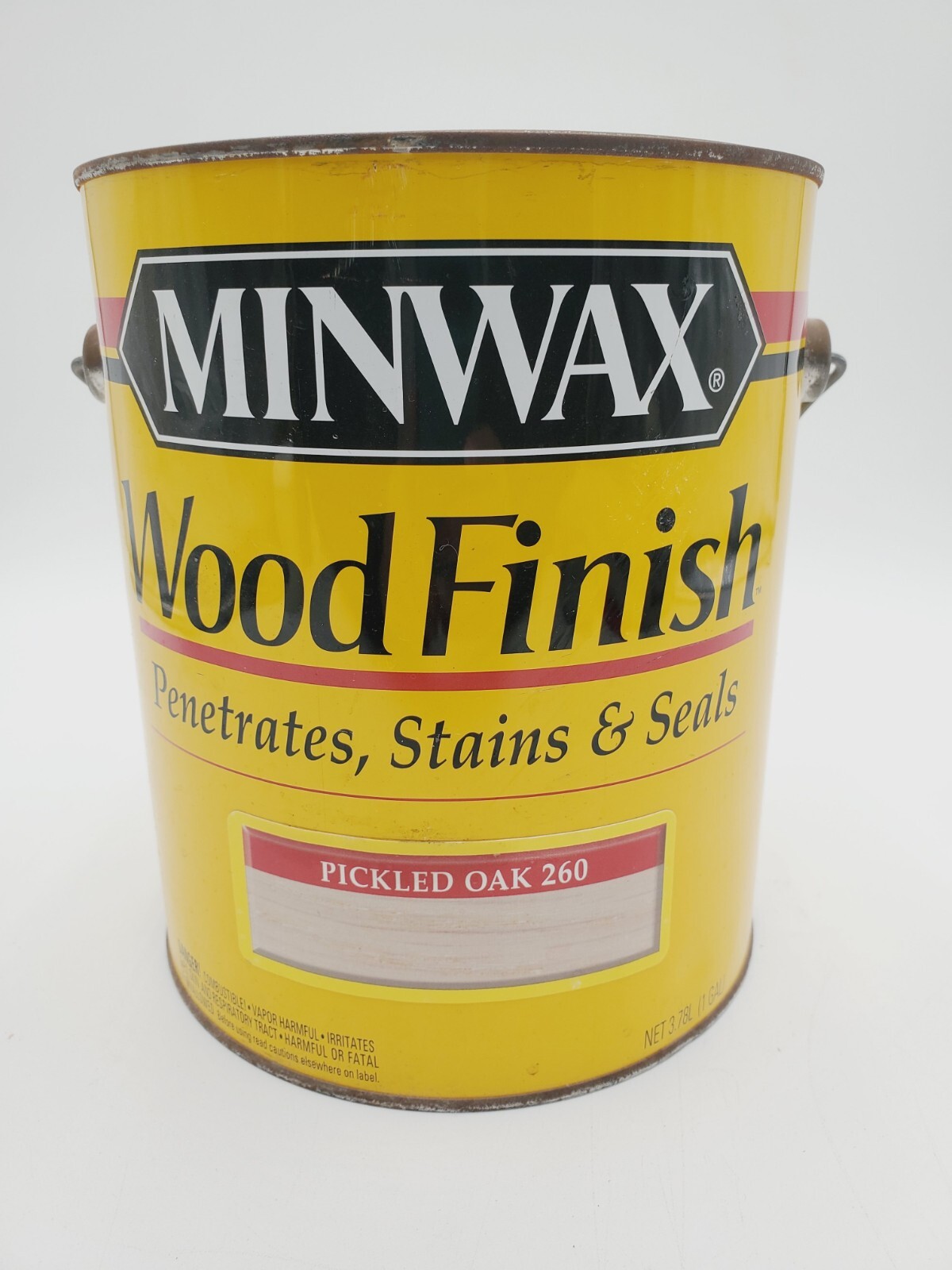 NEW 1 GALLON Minwax Pickled Oak 260 Wood Finish Oil-Based Wood Stain