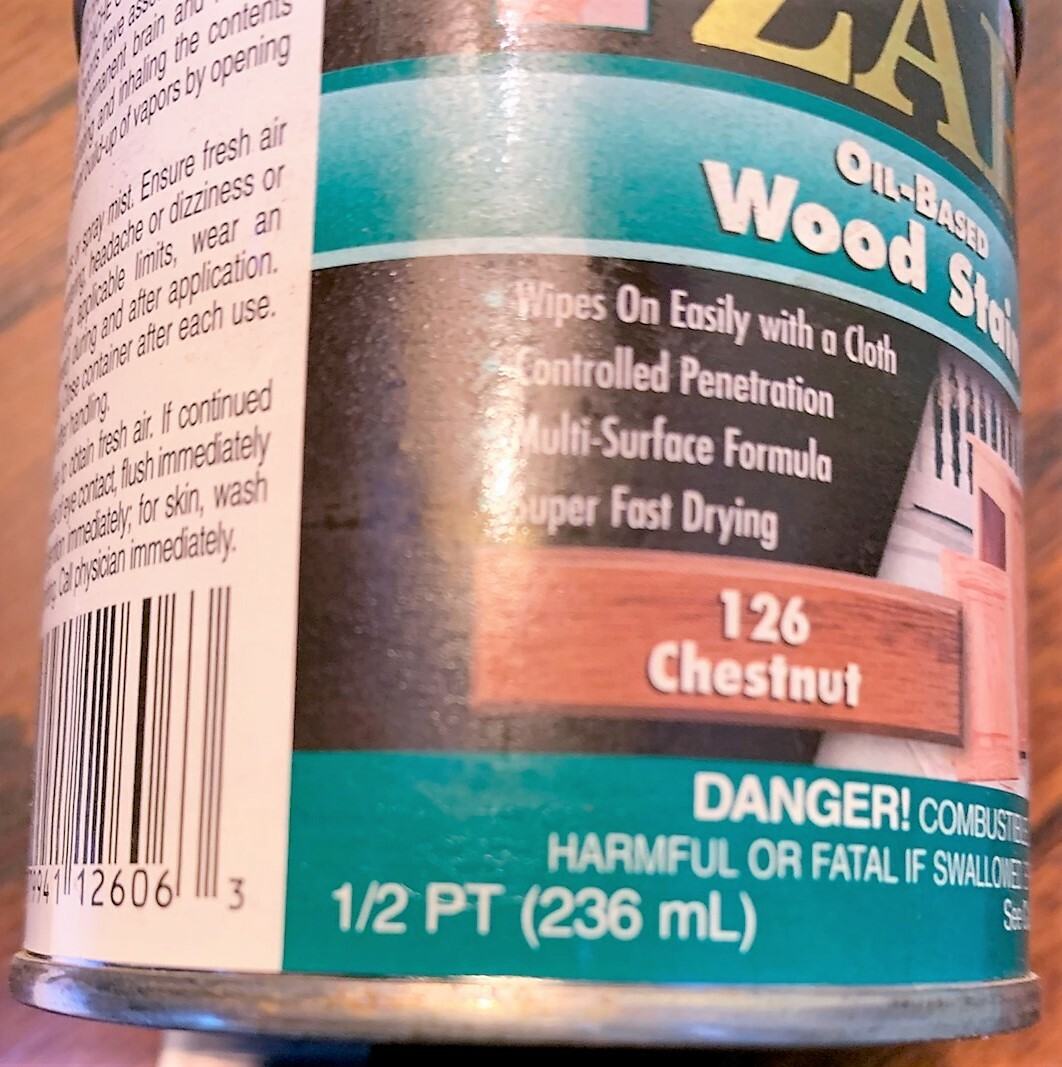 ZAR Interior Stain, 126 CHESTNUT, 1/2 Pint