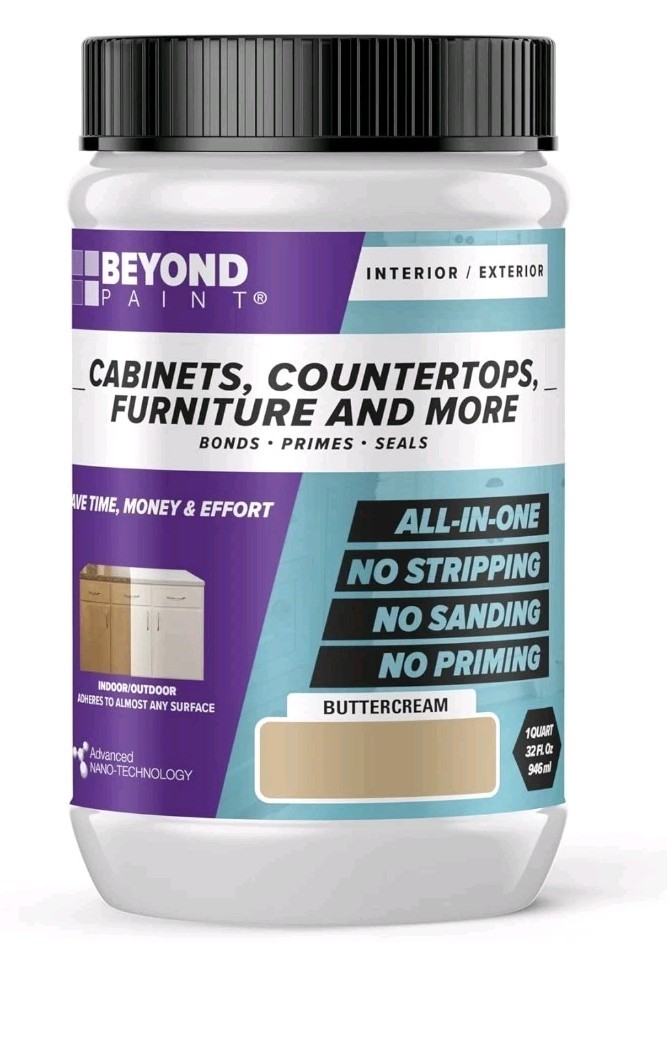 Beyond Paint All-In-One “BUTTERCREAM” Cabinet Furniture Paint Quart 32oz