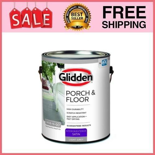 Glidden Porch&Floor 1 gal Light Gray Satin Interior/Exterior Paint with Primer