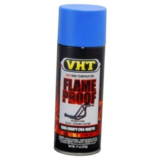 Flameproof Very High Heat 11 Ounce (Pack of 1) Flat Blue Coating