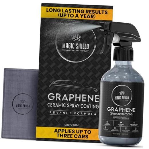 Graphene Ceramic Spray Coating – Quick & 9 Fl Oz – Pack of 1