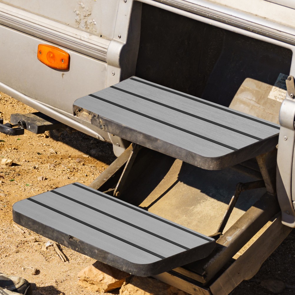 Adhesive Non Slip Step Covers RV Step Rug for Outdoor Trailer Camping Stairs