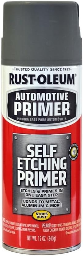 Rust-Oleum 249322 Automotive Dark Green Self-Etching Primer 12 oz. (Pack of 6)