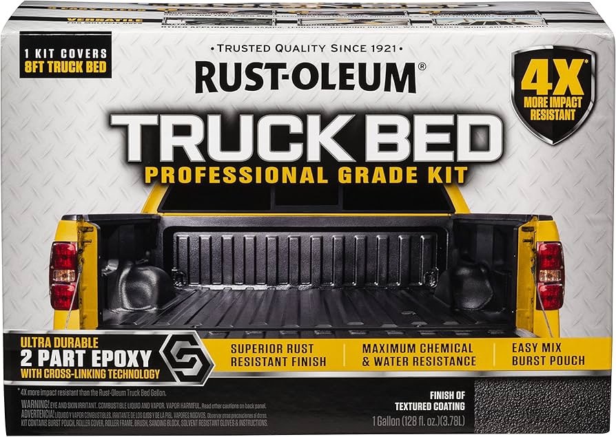 Rust-Oleum 323529 Truck Bed Coating,Black,128 Oz
