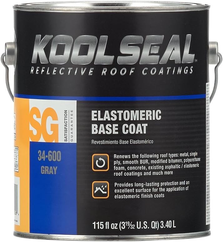 Kool Seal KS0034600-16 KS0034600-16Kool Seal Elastomeric Gray Base Roof Coating