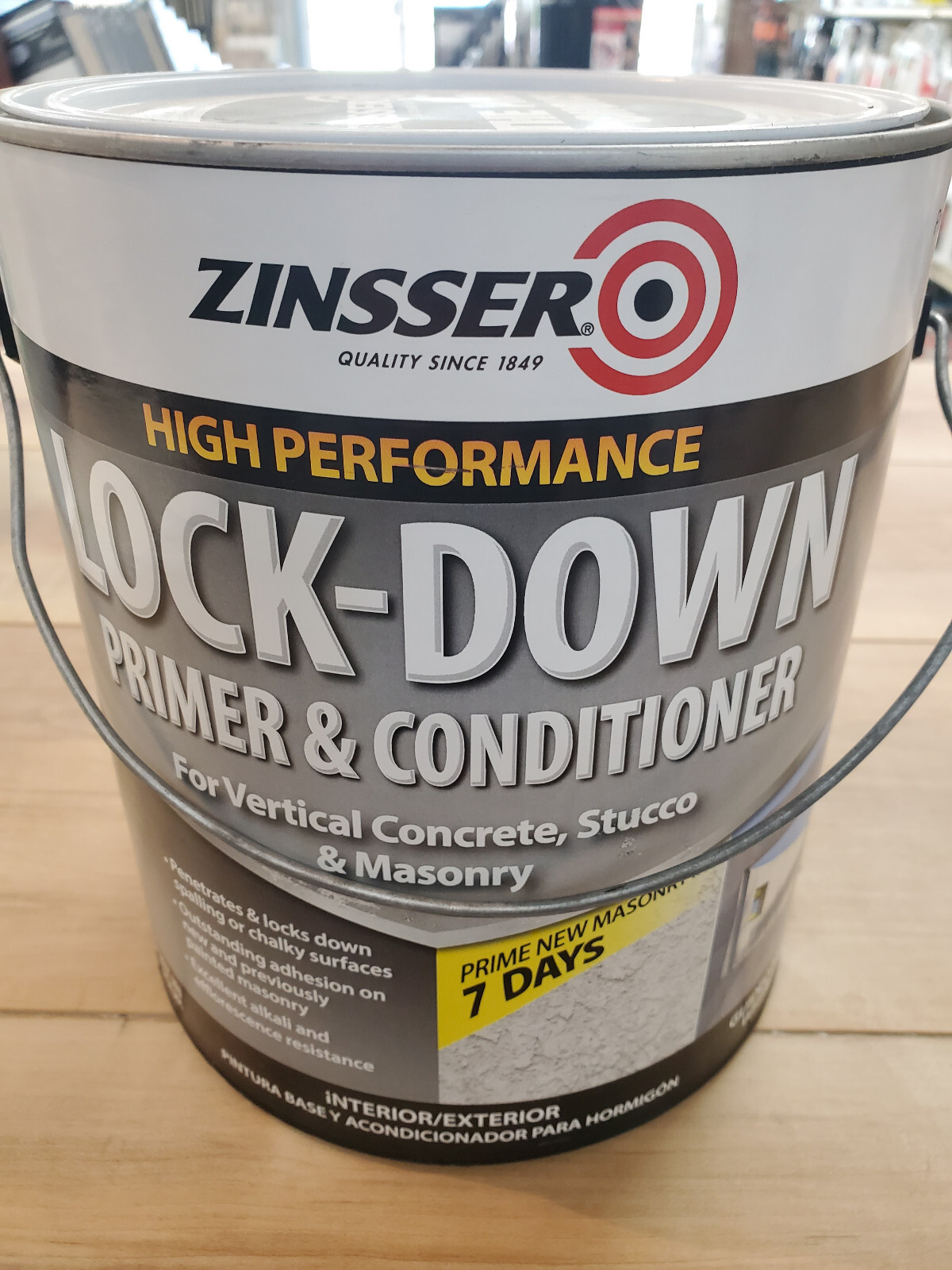 Zinsser Lock Down Primer & Conditioner Water Base White 1 Gallon