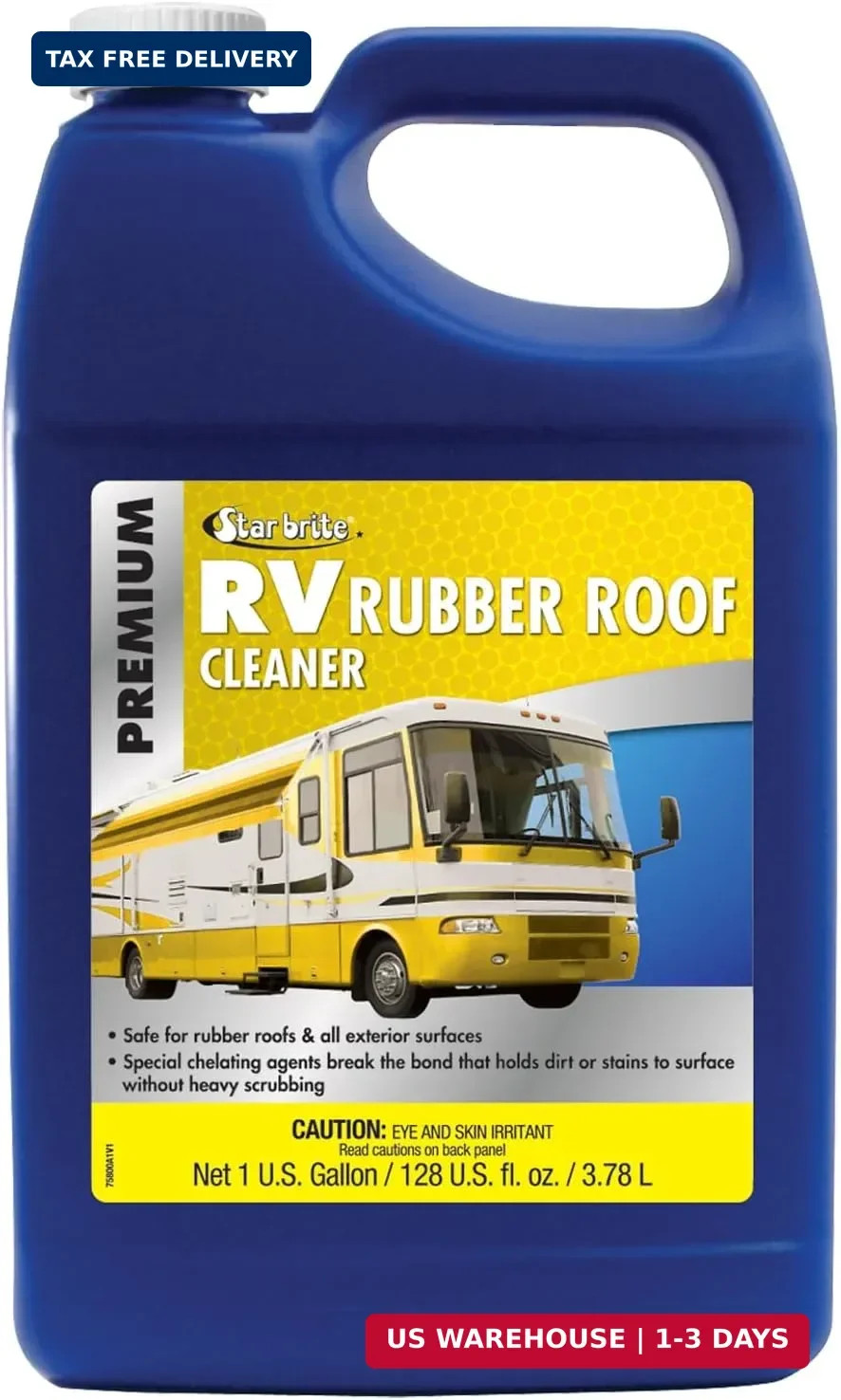 STAR BRITE Premium RV Rubber Roof Cleaner – Effortless Cleaning for Camper Roofs